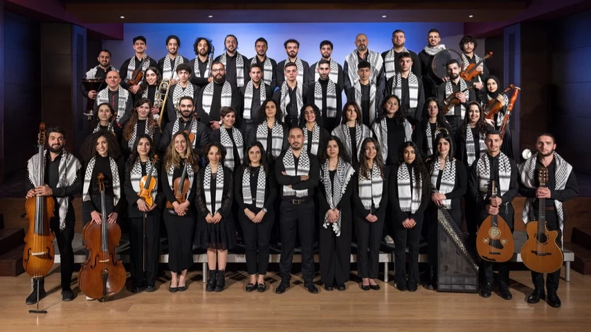 جوقة معهد ادوارد سعيد الوطني للموسيقى، بقيادة تامر الساحوري، تقدم اغاني وطنية مختارة